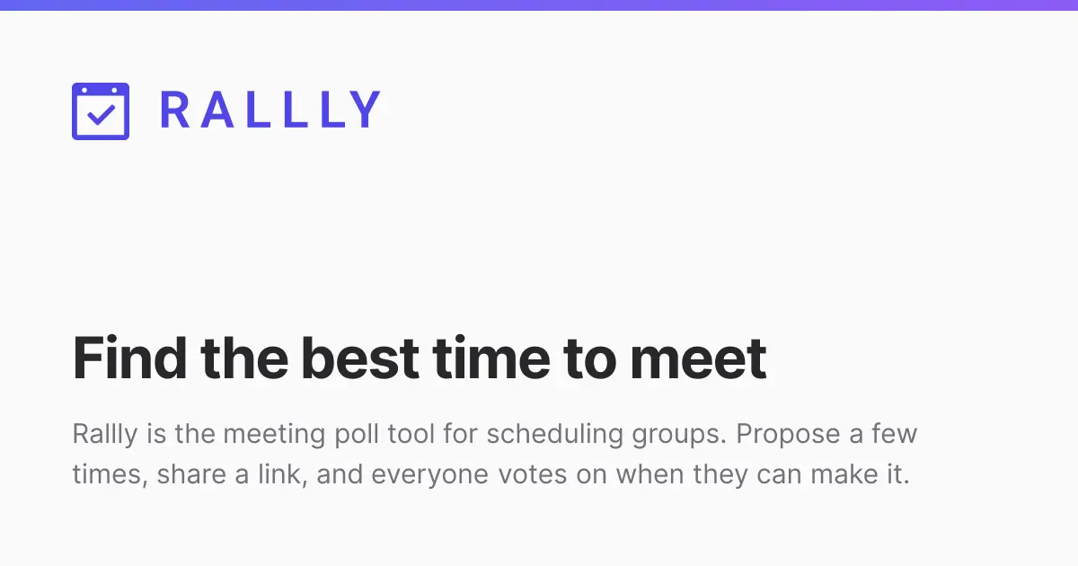 Rallly product image