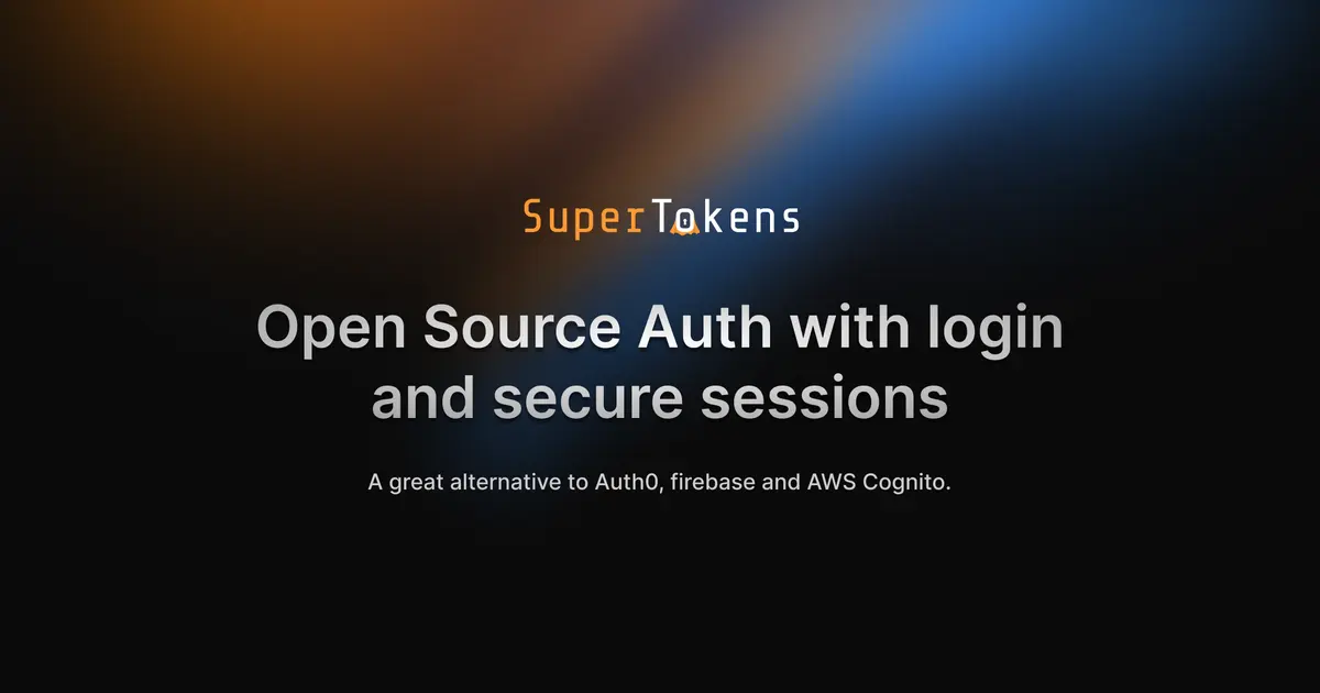 SuperTokens product image